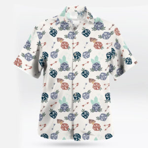 D20 Dice Hawaiian Shirt RPG Gamer Aloha