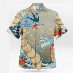 Gyarados Ocean Fury Summer Pokemon Hawaiian Shirt
