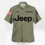 Jeep Custom Name Hawaiian Shirt Off-Road 4x4 Aloha Gear