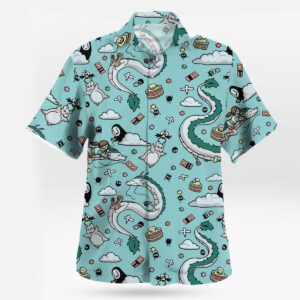 Studio Ghibli Hawaiian Shirt Totoro No Face Haku Aloha