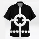 Bartholomew Kuma Inspired Target Pattern Hawaiian Shirt