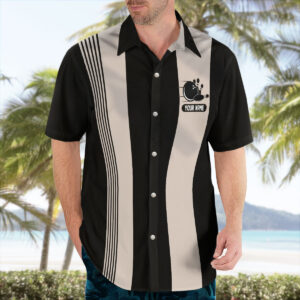 Custom Name Retro Bowling Hawaiian Shirt for Bowlers 3