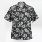 Dinosaur Fossil Pattern Aloha Hawaiian Shirt