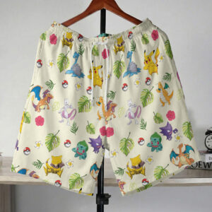 Pokémon Classic Characters Tropical Swim Shorts