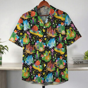 Pokémon Fantasy World Tropical Pattern Hawaiian Shirt