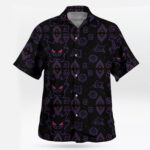 Pokémon Gengar Neon Shadow Tropical Hawaiian Shirt