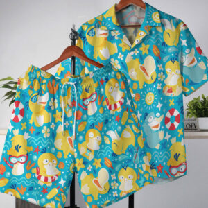 Pokemon Psyduck Beach Tropical Swim Shorts 1