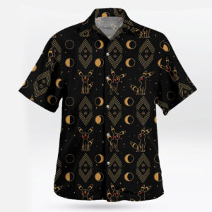 Pokémon Umbreon Moon Phase Tropical Hawaiian Shirt