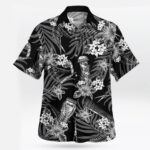 Barber Tools Black Tropical Hawaiian Shirt