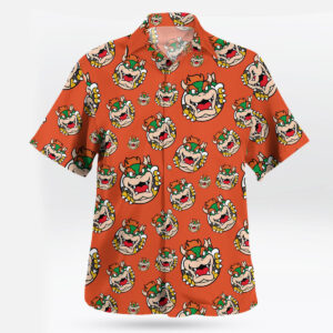 Bowser Retro Super Mario Hawaiian Shirt