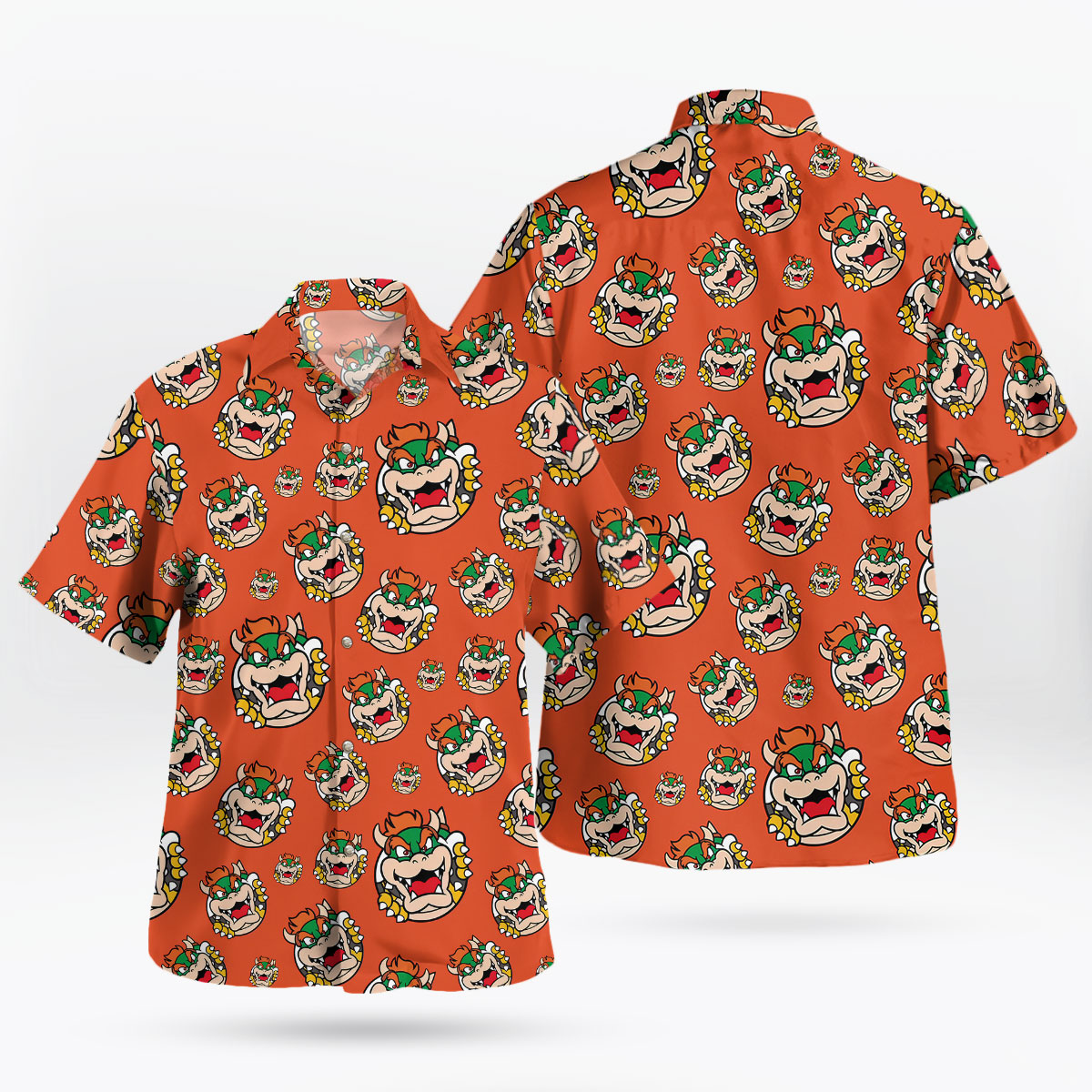 Bowser Retro Super Mario Hawaiian Shirt 9 Bowser Retro Super Mario Hawaiian Shirt 4
