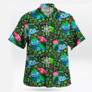 Bulbasaur Ivysaur Venusaur Pokemon Hawaiian Shirt