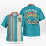 Custom Retro Bowling Hawaiian Shirt With Name