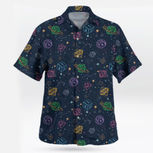 DND Galaxy Dice Hawaiian Shirt