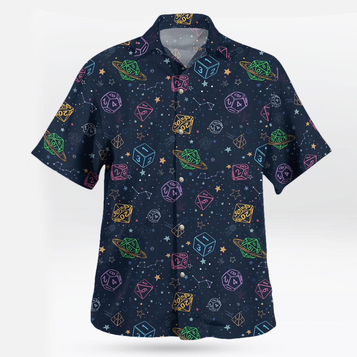 DND Galaxy Dice Hawaiian Shirt 9 DND Galaxy Dice Hawaiian Shirt 2