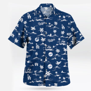 LA Dodgers Tropical Island Hawaiian Shirt
