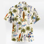 Los Angeles Dodgers Tropical Player Surf Hawaiian Shirt