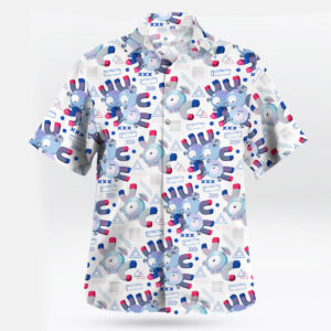 Magnemite Pokémon Hawaiian Shirt