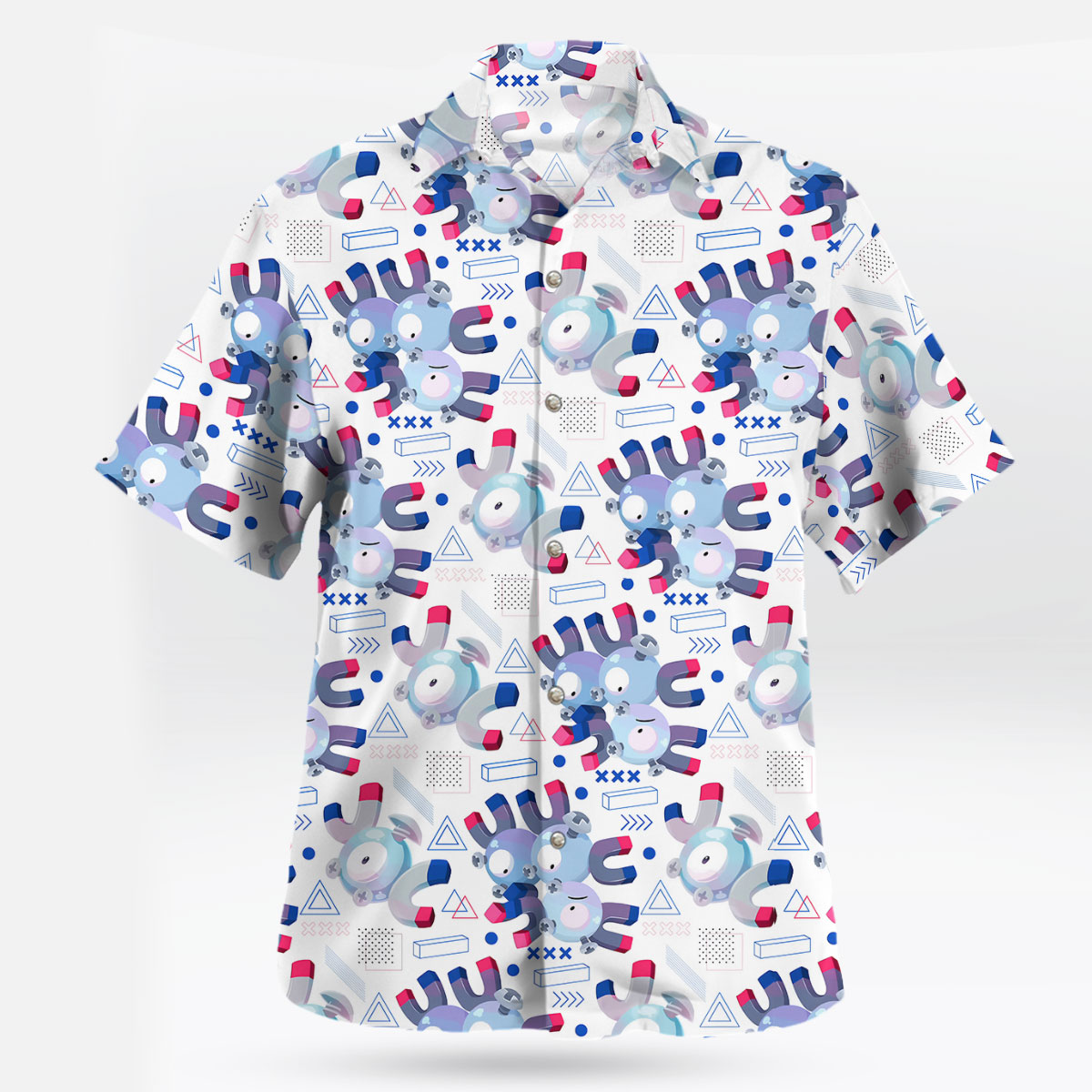 Magnemite Pokémon Hawaiian Shirt 7 Magnemite Pokemon Hawaiian Shirt 1