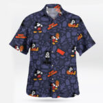 Mickey Mouse Halloween Hawaiian Shirt Spooky Cartoon