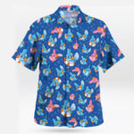 Mudkip and Wooper Summer Splash Pokemon Hawaiian Shirt
