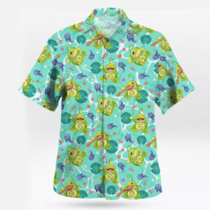 Politoed and Poliwag Pokémon Hawaiian Shirt