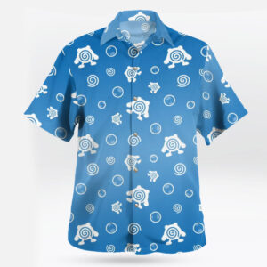 Poliwhirl Spiral Bubble Pokemon Hawaiian Shirt