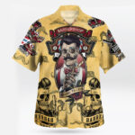 Skull Barber Shop Vintage Hawaiian Shirt