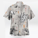 Star Wars Spaceship Blueprint Hawaiian Shirt