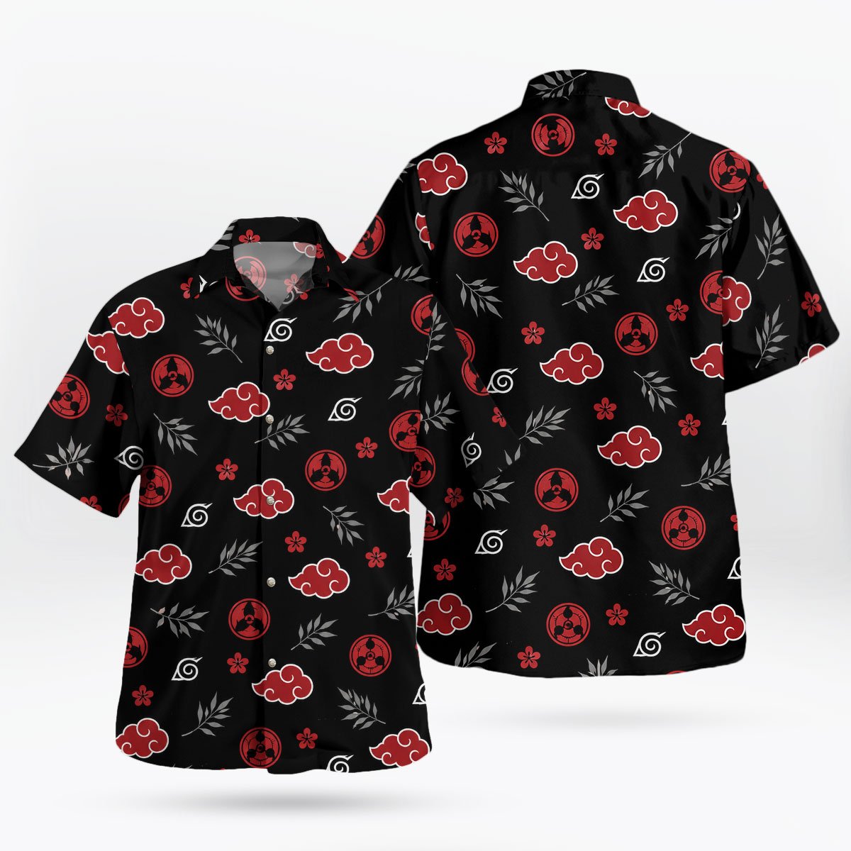 Akatsuki Cloud & Sharingan Naruto Hawaiian Shirt 9 Akatsuki Cloud Sharingan Naruto Hawaiian Shirt 4
