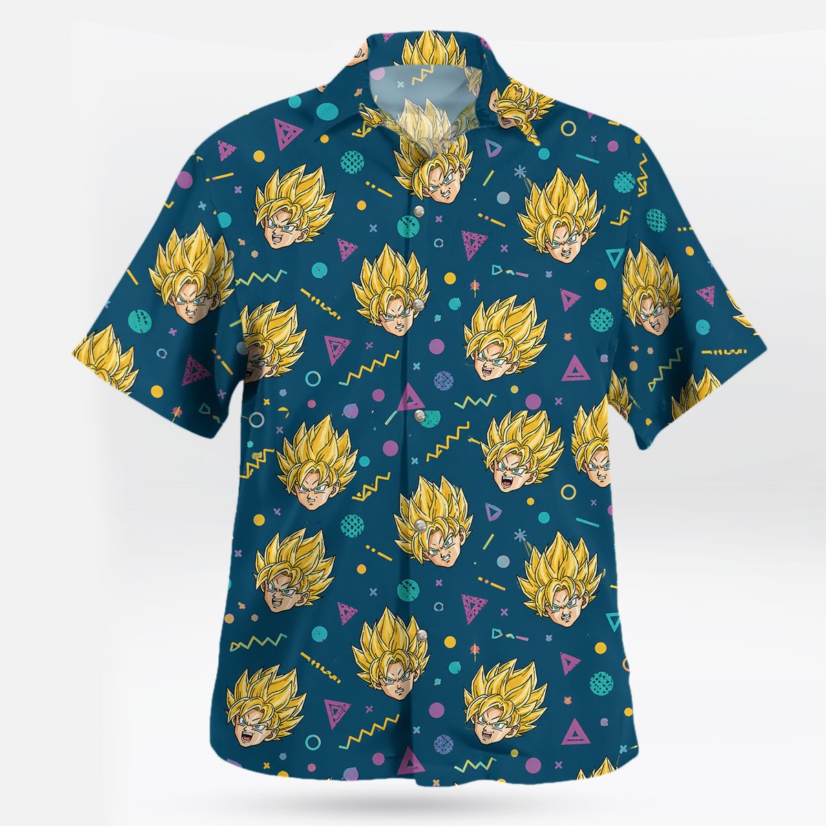 Dragon Ball Super Saiyan Retro Pattern Hawaiian Shirt 7 Dragon Ball Super Saiyan Retro Pattern Hawaiian Shirt 4
