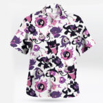 Gengar & Ghost Pokemon Chibi Pattern Hawaiian Shirt
