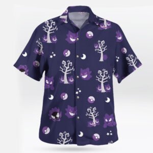 Gengar Haunted Forest Hawaiian Shirt