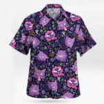 Gengar Halloween Mischief Hawaiian Shirt