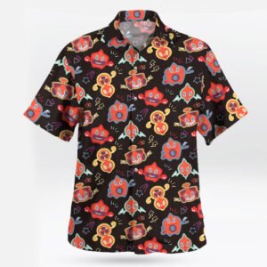 Rotom Pokedex Electric Pokemon Hawaiian Shirt