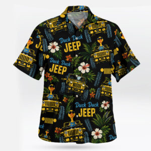 Duck Duck Jeep Tropical Pattern Hawaiian Shirt