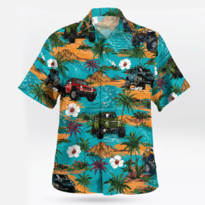Jeep Island Adventure Tropical Hawaiian Shirt
