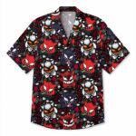Gengar Haunter Gastly Dark Hawaiian Shirt
