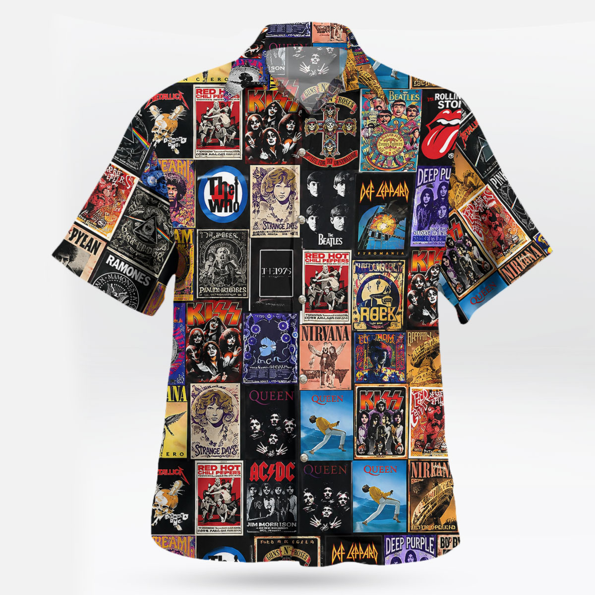 80s Rock Band Punk Heavy Metal Hawaiian Shirt 7 80s Rock Band Punk Heavy Metal Hawaiian Shirt 3