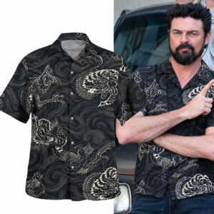 Billy Butcher Japanese Dragon Hawaiian Shirt