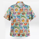 Eevee Evolutions Floral Hawaiian Shirt