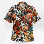 Japanese Dragon Tiger Oni Hawaiian Shirt