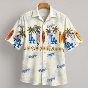 Los Angeles Dodgers Baseball Players Hawaiian Shirt
