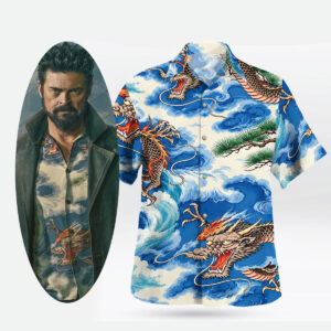 The Boys Billy Butcher Blue Dragon Hawaiian Shirt