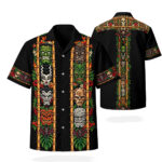 Classic Horror Monsters Halloween Tiki Hawaiian Shirt