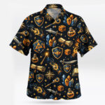 DND Fantasy RPG Dice and Magic Black Hawaiian Shirt
