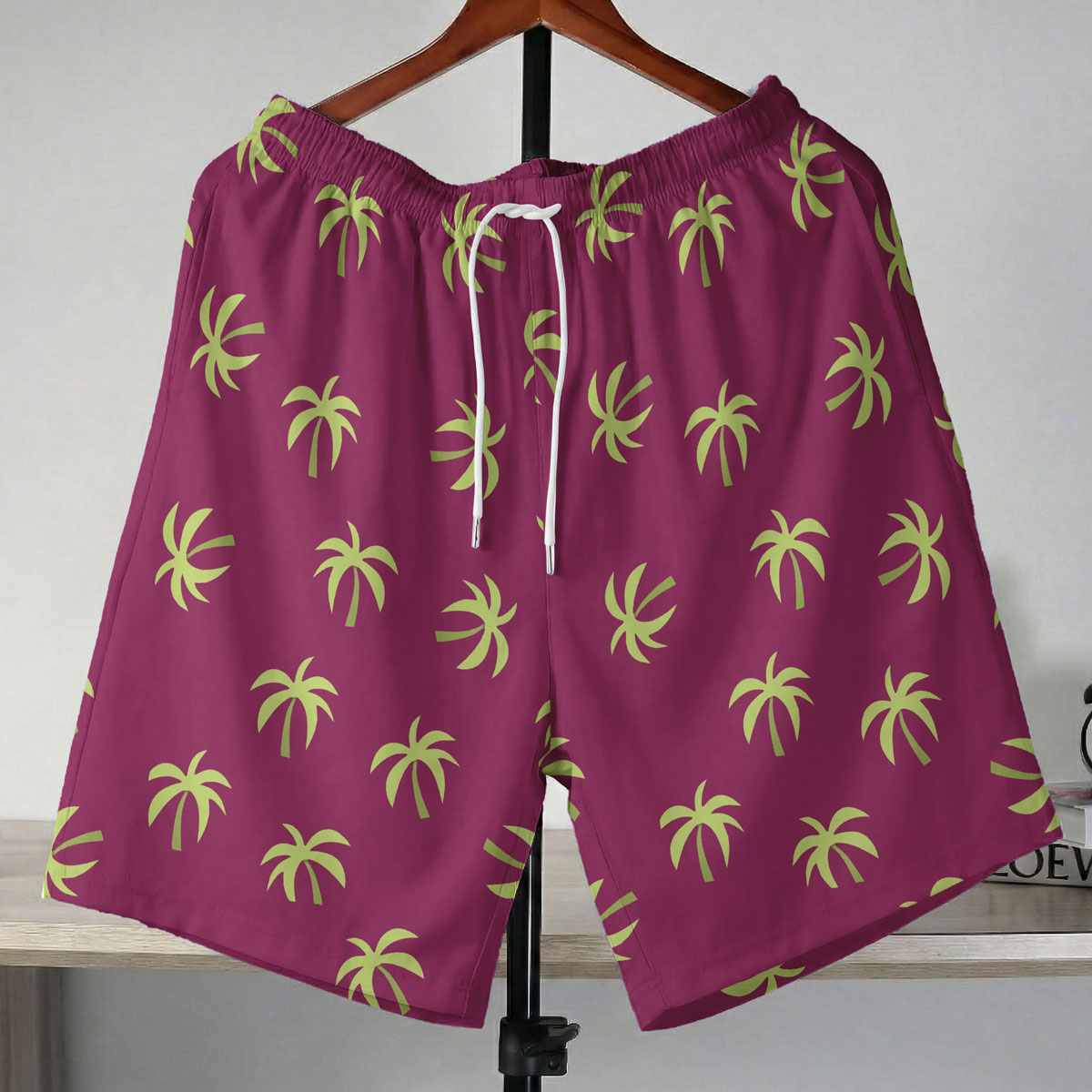 One Piece Franky Hawaiian Palm Tree Shorts 1 One Piece Franky Hawaiian Palm Tree Shorts