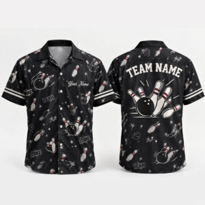 Personalized Bowling Team Name Hawaiian Shirt