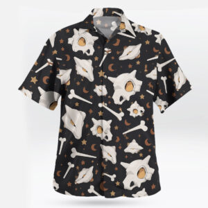 Pokémon Cubone Marowak Skull Moon Hawaiian Shirt