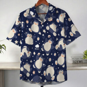 Pokemon Cute Snorlax Dreams Hawaiian Shirt